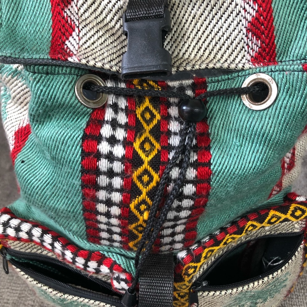 Palm Tree Tropical Vacation Backpack Lounge India Well Made zippers Pockets - Picture 4 of 13